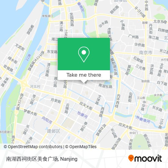 南湖西祠街区美食广场 map