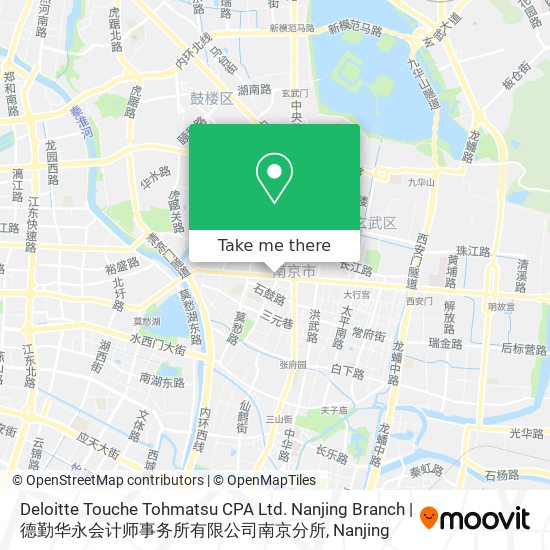 Deloitte Touche Tohmatsu CPA Ltd. Nanjing Branch | 德勤华永会计师事务所有限公司南京分所 map