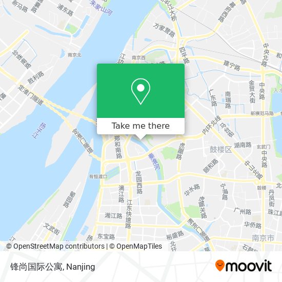 锋尚国际公寓 map