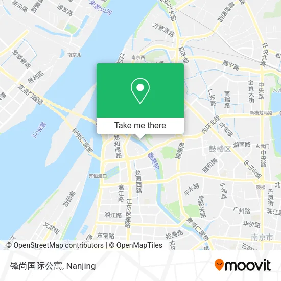 锋尚国际公寓 map