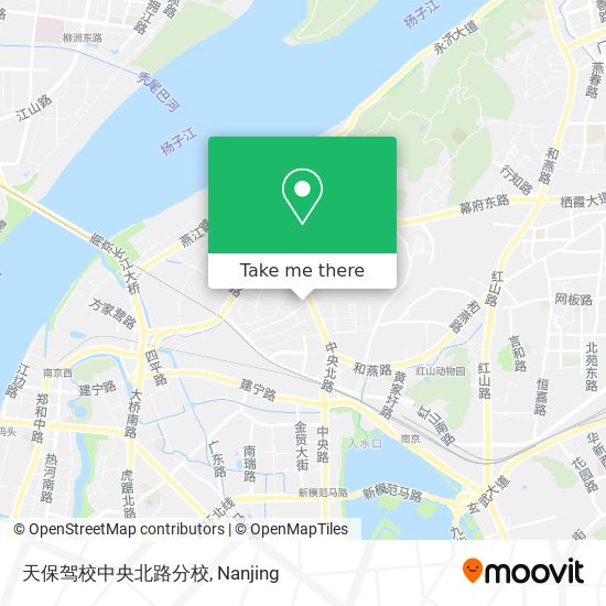 天保驾校中央北路分校 map
