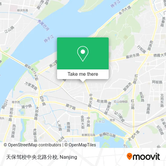 天保驾校中央北路分校 map