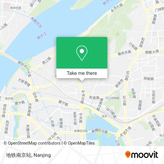 地铁南京站 map