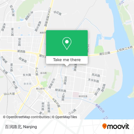 百润路北 map
