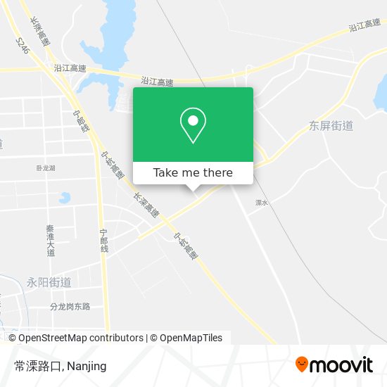 常溧路口 map