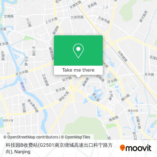 科技园B收费站(G2501南京绕城高速出口科宁路方向) map