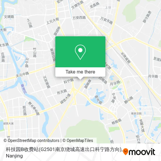 科技园B收费站(G2501南京绕城高速出口科宁路方向) map