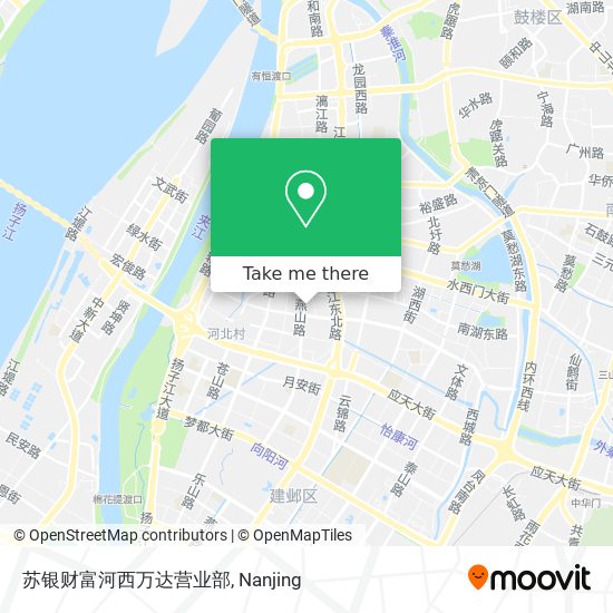 苏银财富河西万达营业部 map