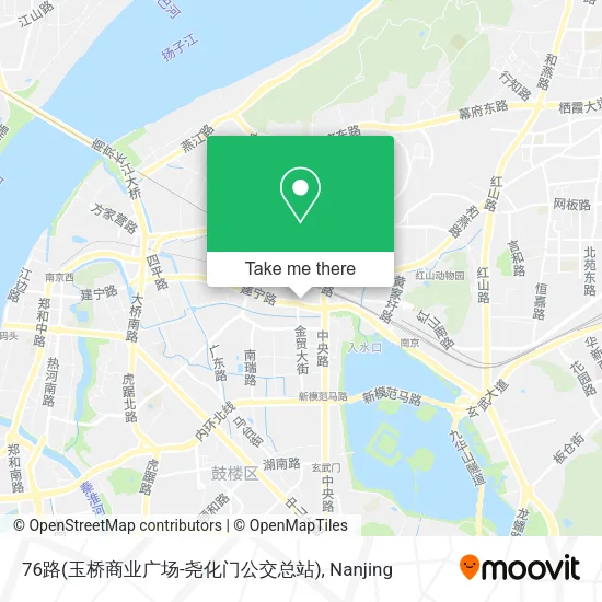 76路(玉桥商业广场-尧化门公交总站) map