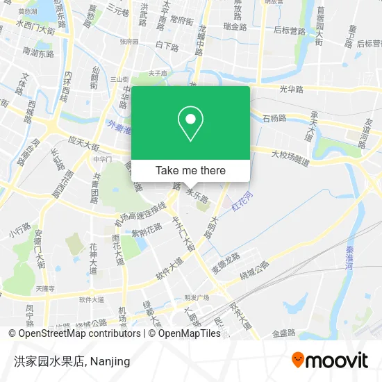 洪家园水果店 map