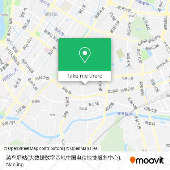 菜鸟驿站(大数据数字基地中国电信快捷服务中心) map