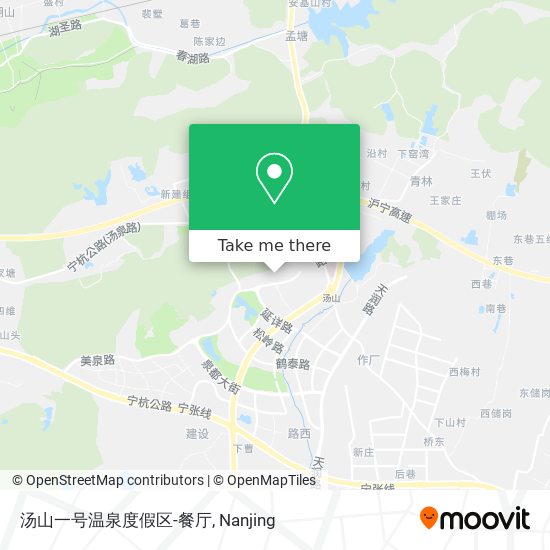 汤山一号温泉度假区-餐厅 map