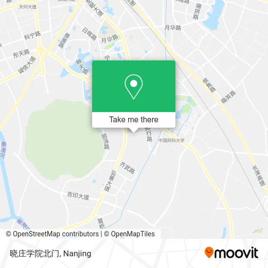 晓庄学院北门 map