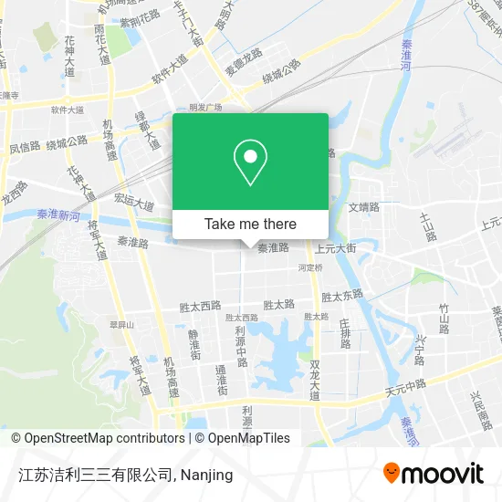 江苏洁利三三有限公司 map