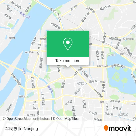 军民被服 map