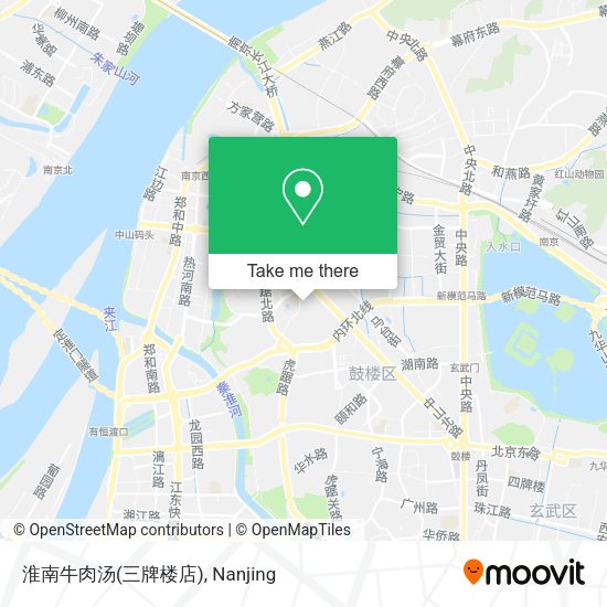 淮南牛肉汤(三牌楼店) map