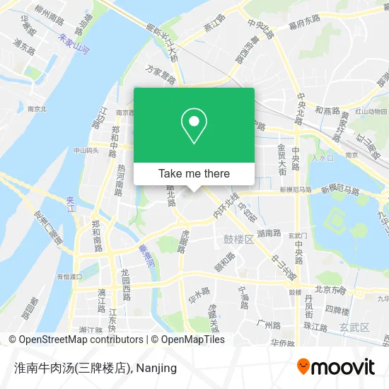 淮南牛肉汤(三牌楼店) map