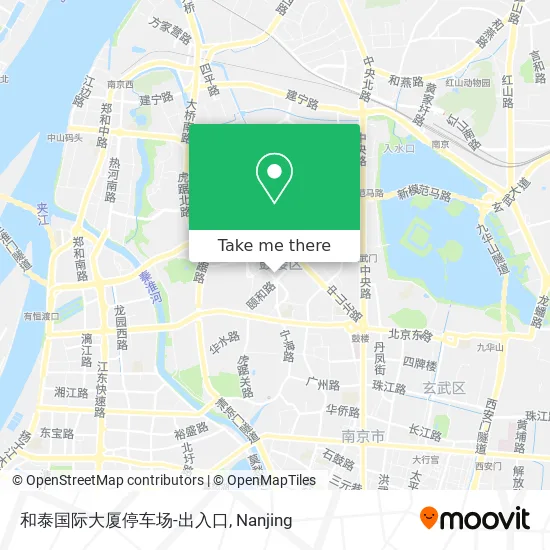 和泰国际大厦停车场-出入口 map