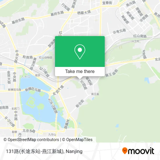131路(长途东站-燕江新城) map
