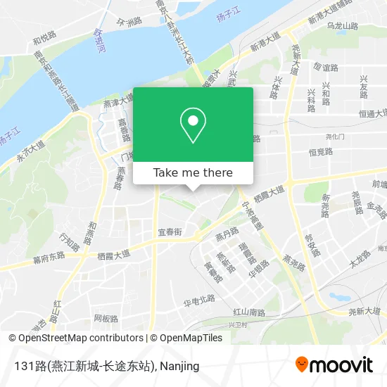 131路(燕江新城-长途东站) map