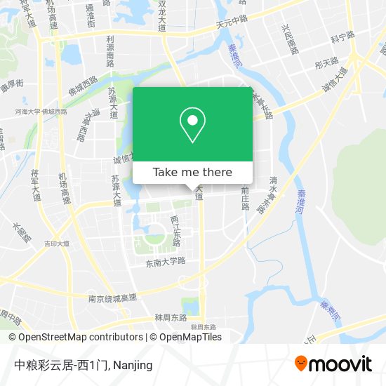 中粮彩云居-西1门 map