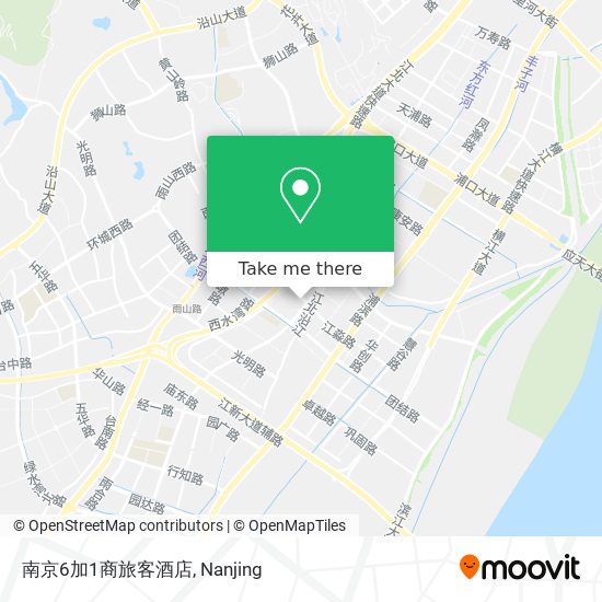 南京6加1商旅客酒店 map