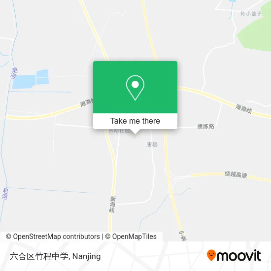 六合区竹程中学 map