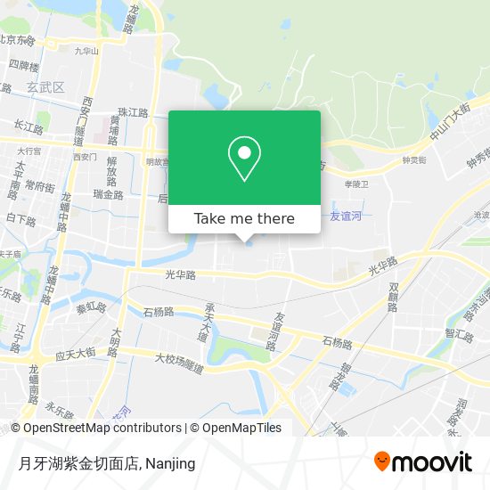 月牙湖紫金切面店 map
