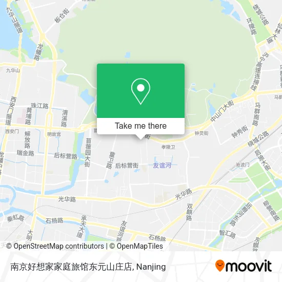 南京好想家家庭旅馆东元山庄店 map