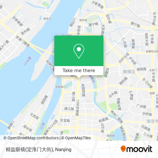 精益眼镜(定淮门大街) map