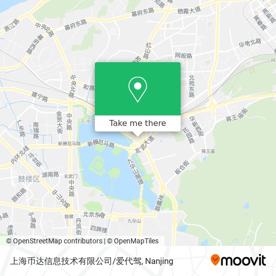 上海币达信息技术有限公司/爱代驾 map