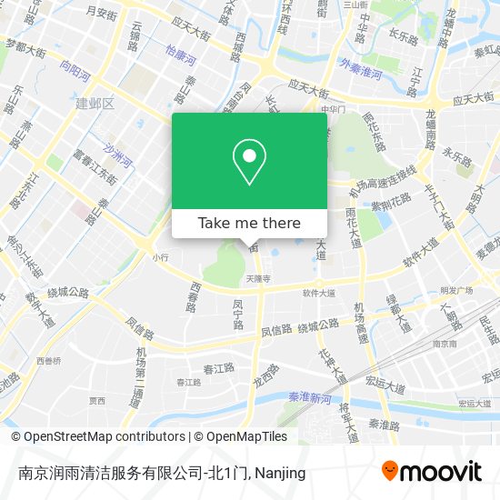 南京润雨清洁服务有限公司-北1门 map