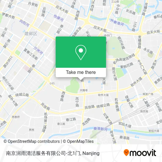 南京润雨清洁服务有限公司-北1门 map