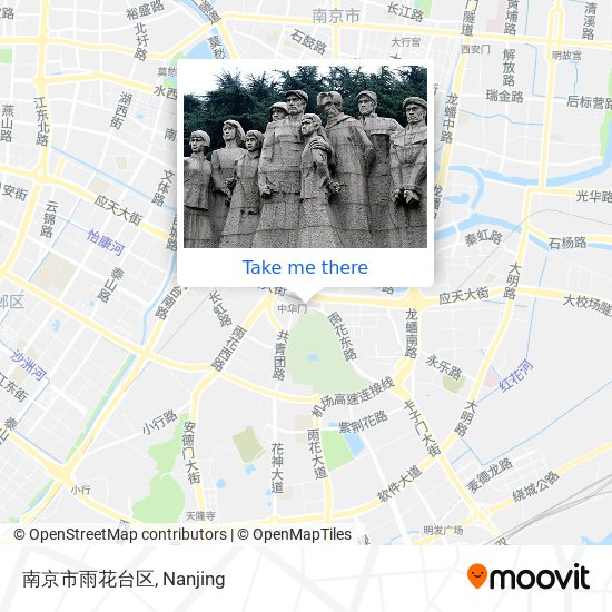 南京市雨花台区 map