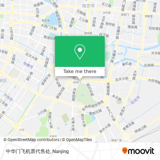 中华门飞机票代售处 map