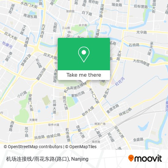 机场连接线/雨花东路(路口) map