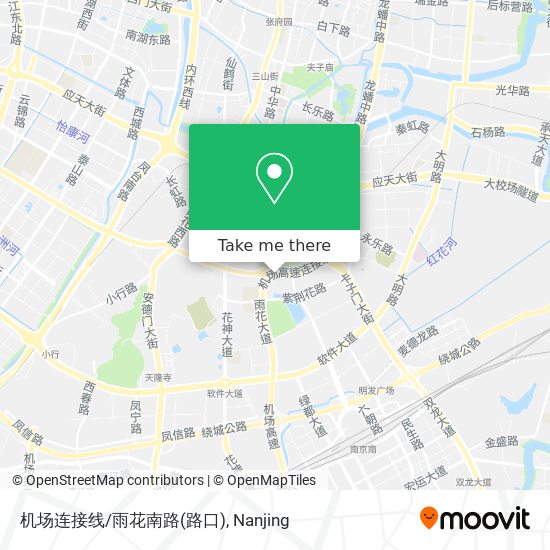 机场连接线/雨花南路(路口) map
