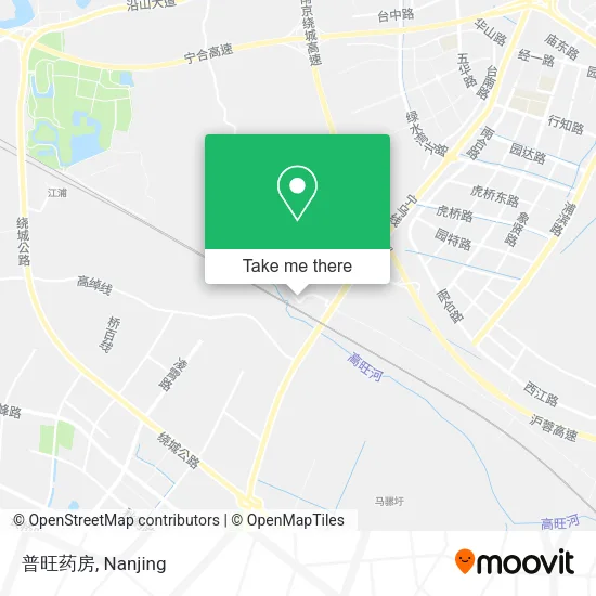普旺药房 map