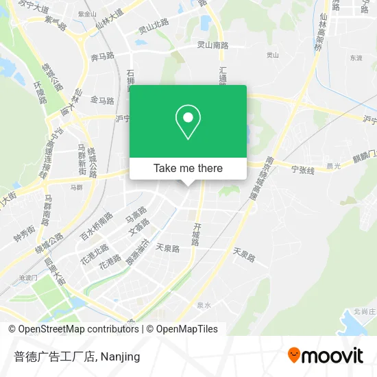 普德广告工厂店 map