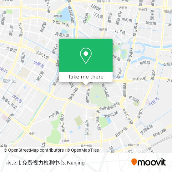 南京市免费视力检测中心 map