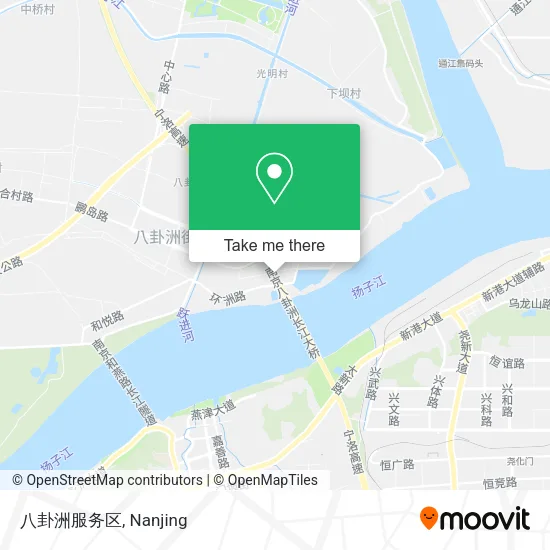 八卦洲服务区 map
