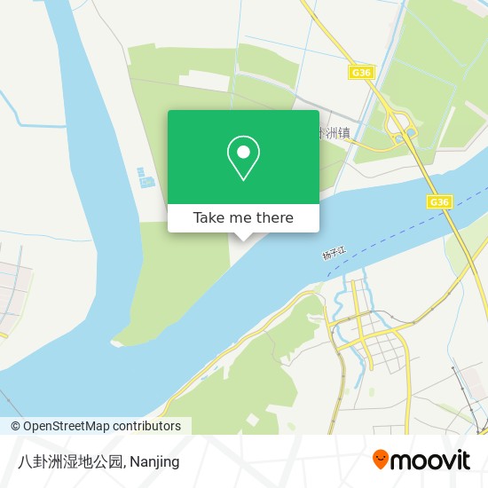 八卦洲湿地公园 map