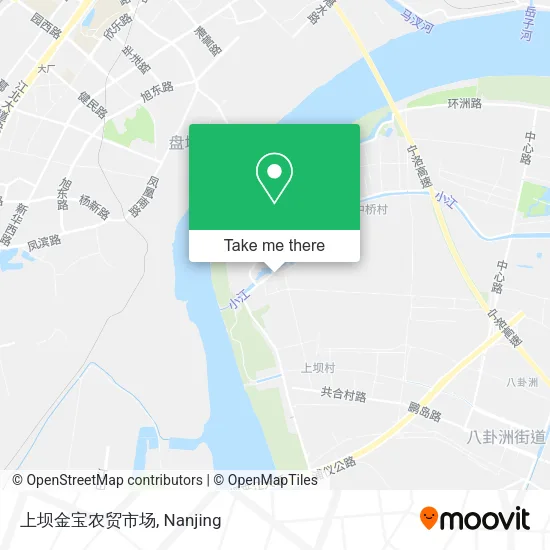 上坝金宝农贸市场 map