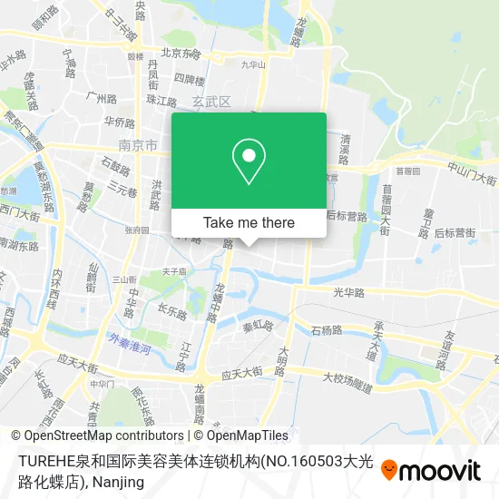 TUREHE泉和国际美容美体连锁机构(NO.160503大光路化蝶店) map