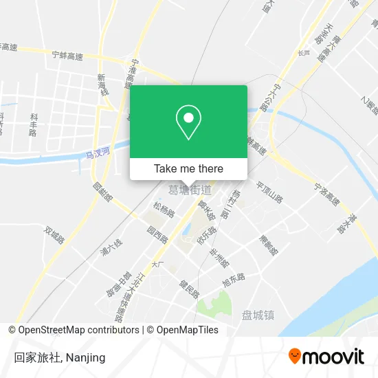 回家旅社 map
