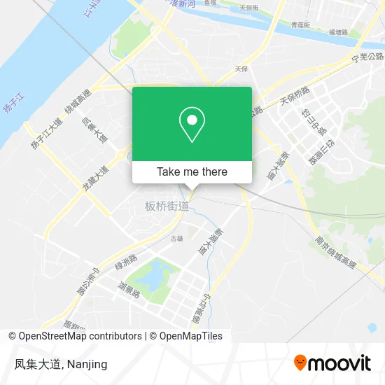 凤集大道 map
