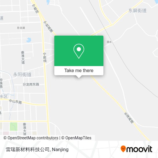 雷瑞新材料科技公司 map