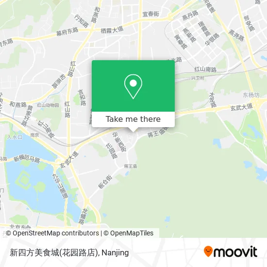 新四方美食城(花园路店) map