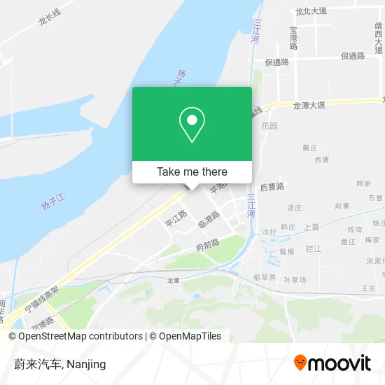蔚来汽车 map