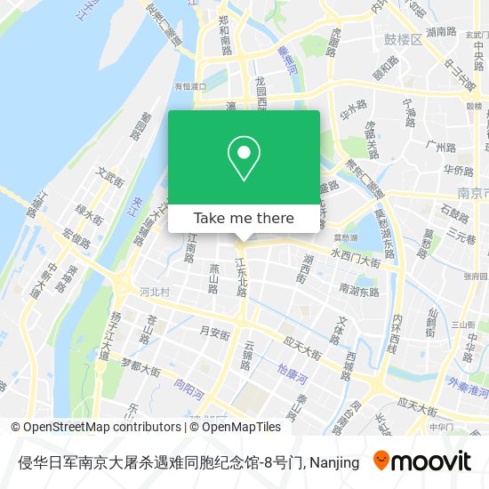 侵华日军南京大屠杀遇难同胞纪念馆-8号门 map